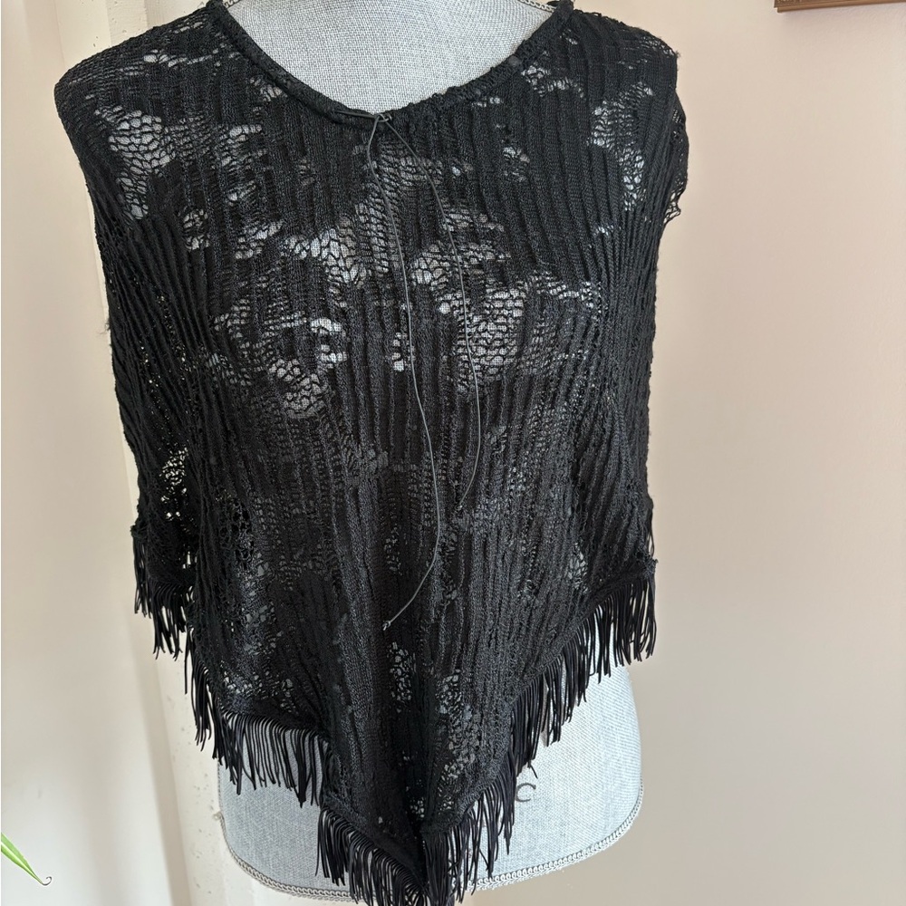 Bisou Bisou Charcoal Knit Top